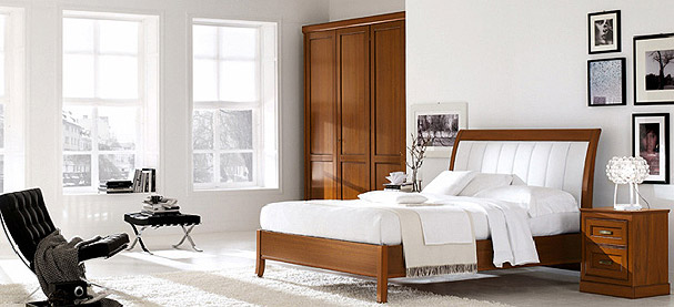 Спальня с коричневой мебелью фото и описание - Tomasella Florian