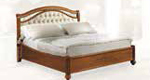 Кровать Capitonne 160х200 с одной спинкой (кожа)