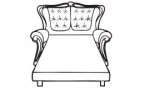 2-местный диван-кровать AMALFI (кожа)