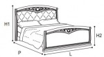 Nostalgia Bianco Antico - кровать 160x200