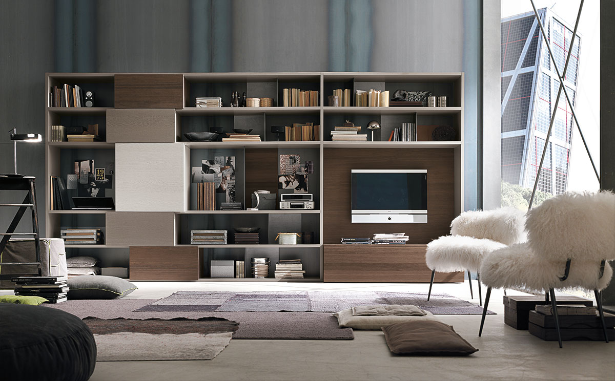 Купить корпусную мебель в гостиную - Tomasella C150.