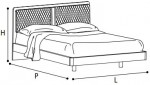 Dama - кровать VANITY (160х200)