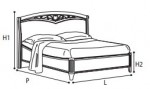 Nostalgia Bianco Antico - кровать 120x200