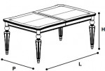 Torriani Day - стол прямоугольный 180