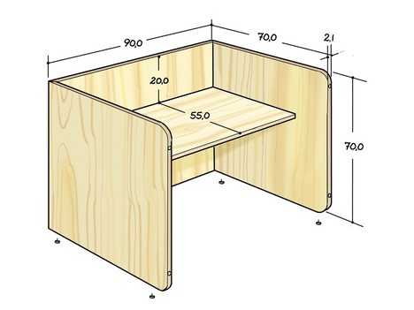 размеры деревянного стола