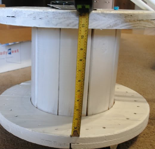 измеряем высоту столика
