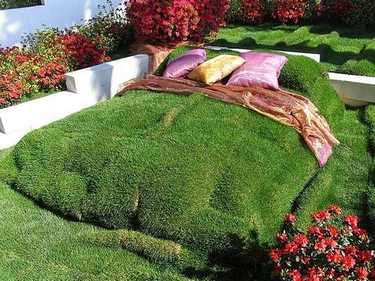 кровать-газон
