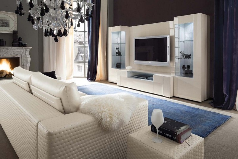 белая мебель Италия для гостиной