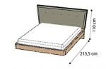 Кровать 160х200 "URANO"